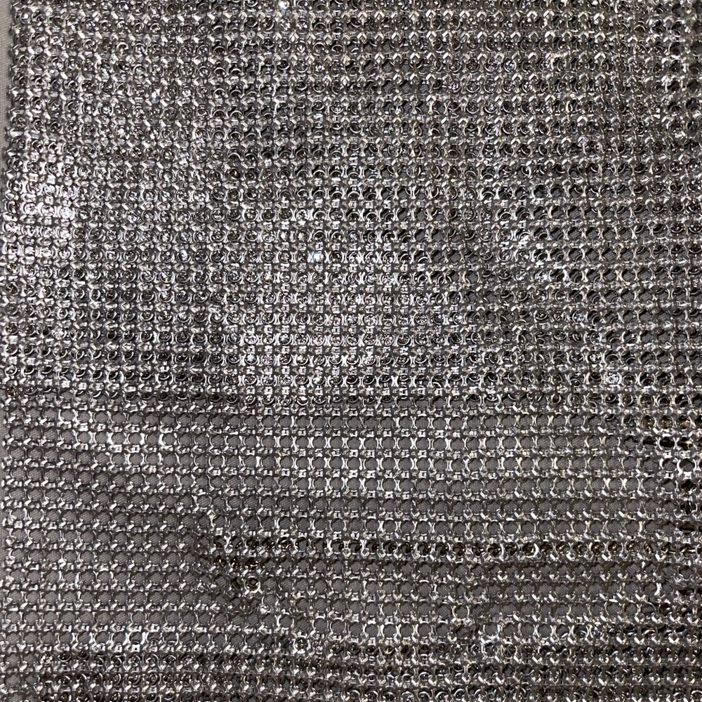 Metallic Rhinestone Silver Top - Picture 6 of 8